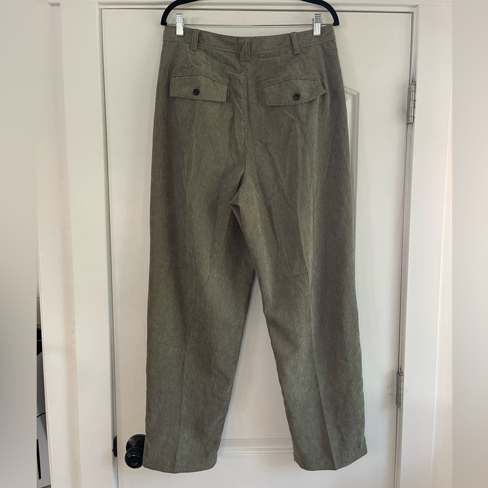 Madewell Corduroy Taper High Rise Pants Distant Surplus - 12 - Picture 7 of 9